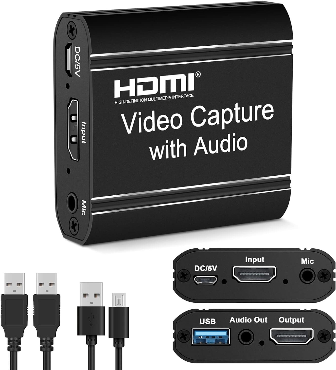 Карта видеозахвата HDMI - HDMI/USB 1080p