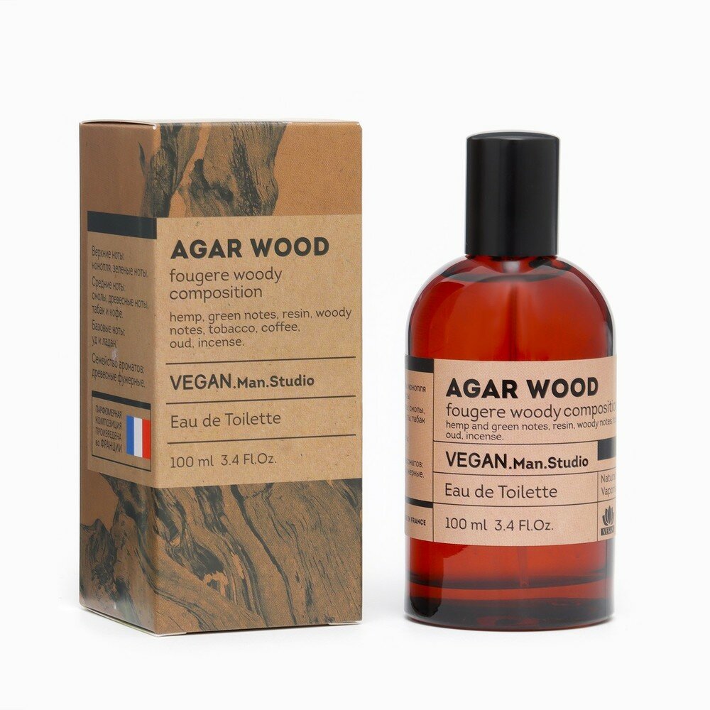 Туалетная вода мужская Vegan Man Studio Agar Wood, 100 мл Delta Parfum 9893773 .
