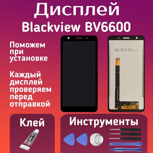 Дисплей для Blackview BV6600 в сборе с тачскрином (инструменты в комплекте)