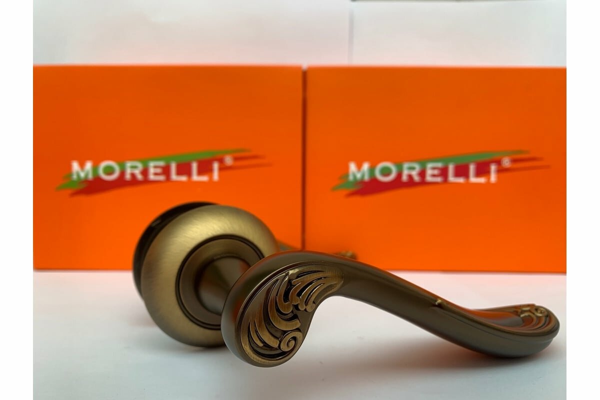 Дверная ручка MORELLI Giuseppe MH-22 COF цвет кофе, арт. 9010553 — фото 1