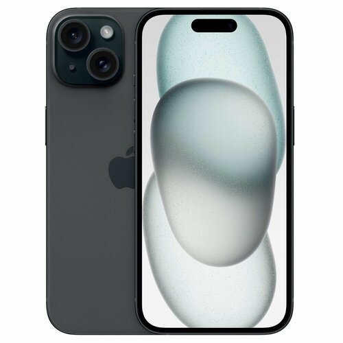 Смартфон Apple iPhone 15 256 ГБ Black черный Dual nano SIM eSIM 119000₽