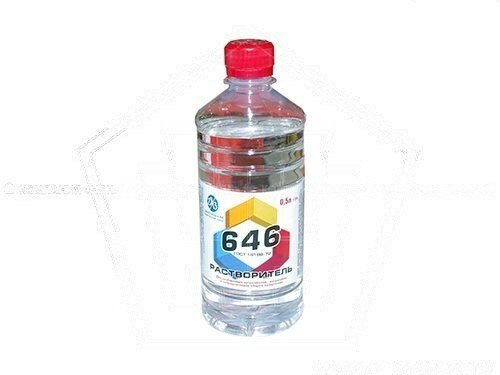 Растворитель р-646 (05 л) пэт гост 18188-72 дхз г. кинешма