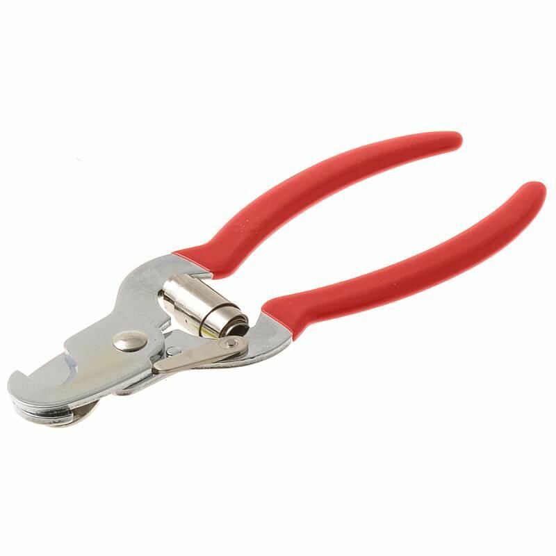 Когтерез-секатор DeLIGHT средний со стопором красный 2005-08