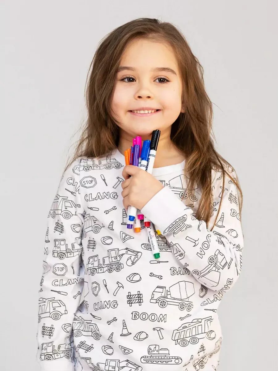 Фломастеры для ткани несмываемый набор — фото 1