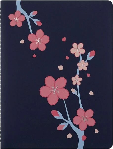 Тетрадь MOLESKINE SAKURA CAHIER XL19х25 см в линейку, синий LESU08QP321