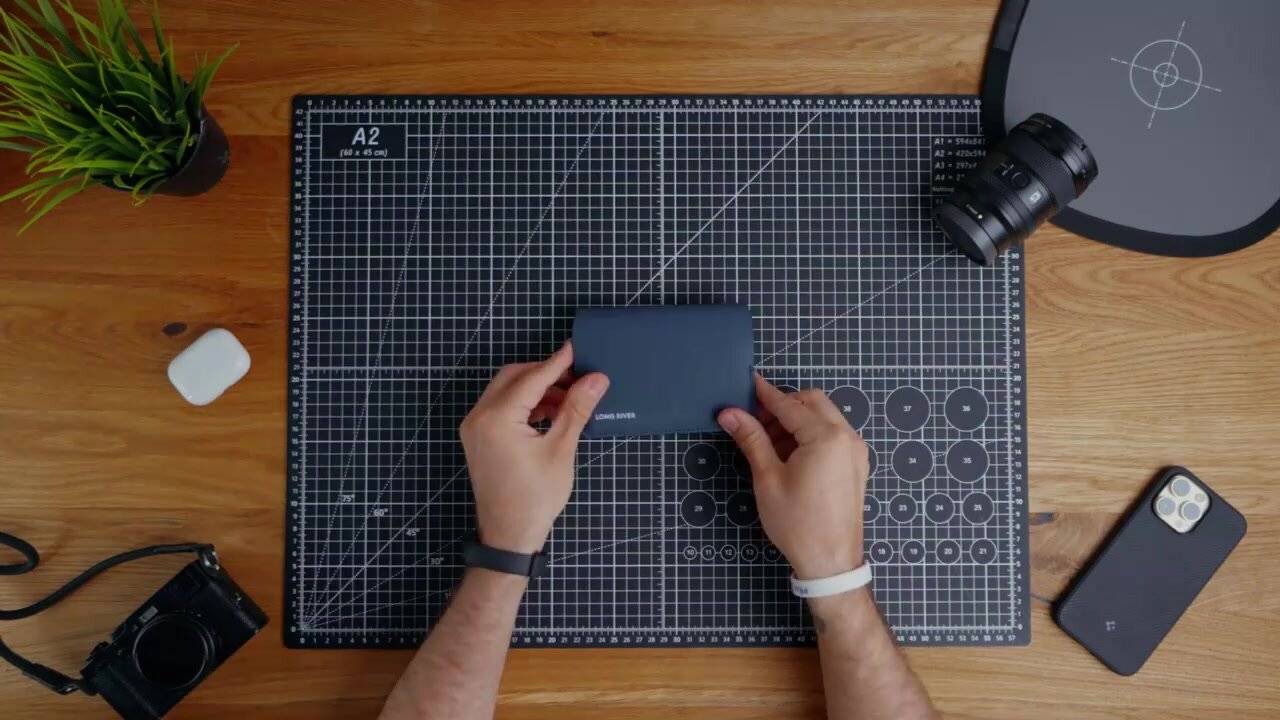 Обложка для паспорта Long River, коричневый — фото 1