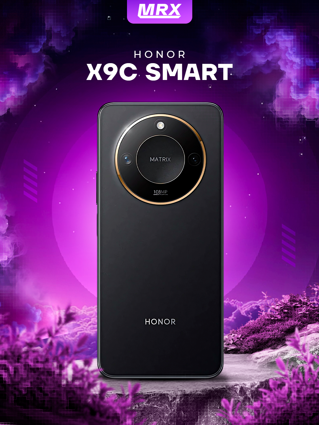 Смартфон Honor X9c Smart, камера 108МП, экран 6.8", 2 SIM, 8ГБ/256ГБ, 5G