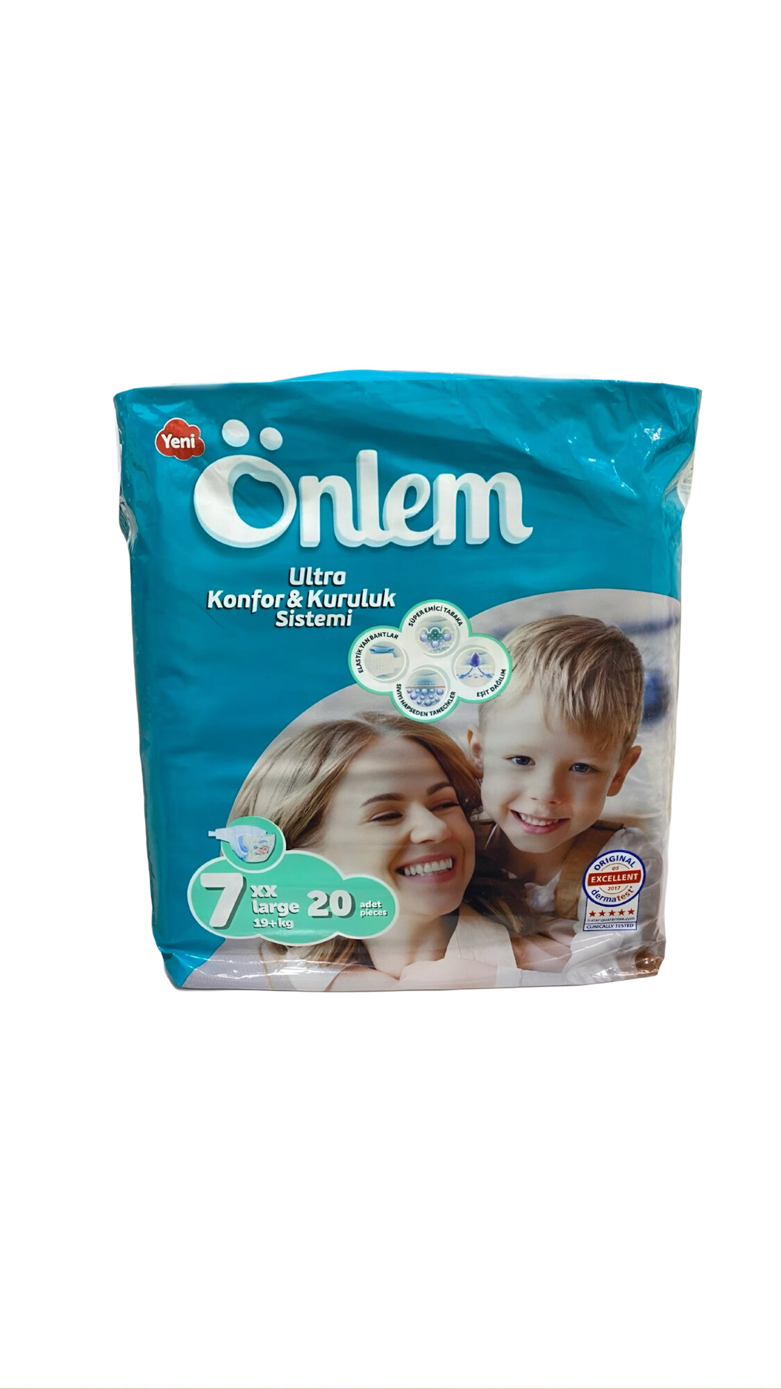 Подгузники Onlem, для детей, гипоаллергенные, дышащие, мягкая текстура, 19+ кг, 20шт. — фото 1