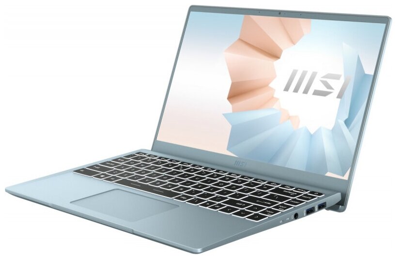 MSI 14 Ноутбук MSI Modern 14 B11SB-410RU 1920x1080 Intel Core i7 28 ГГц RAM 16 ГБ SSD 512 ГБ GeForce MX450 Win 10 Home 9S7-14D212-410