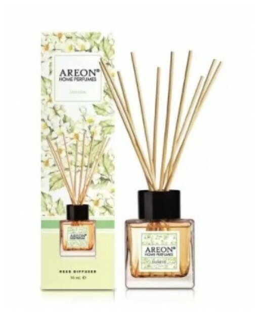 Ароматизатор AREON флакон с палочками 50 мл HOME PERFUME STICKS GARDEN 50ML Jasmine