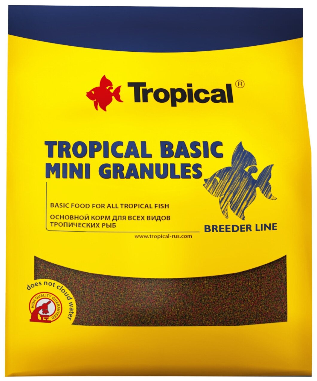 Корм Tropical Basic Mini Granules основной в мини-гранулах для аквариумных рыб, 300 г - фотография № 1