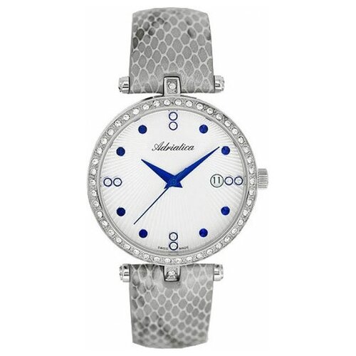 Наручные часы Adriatica Ladies, серебряный, серый наручные часы adriatica ladies серый