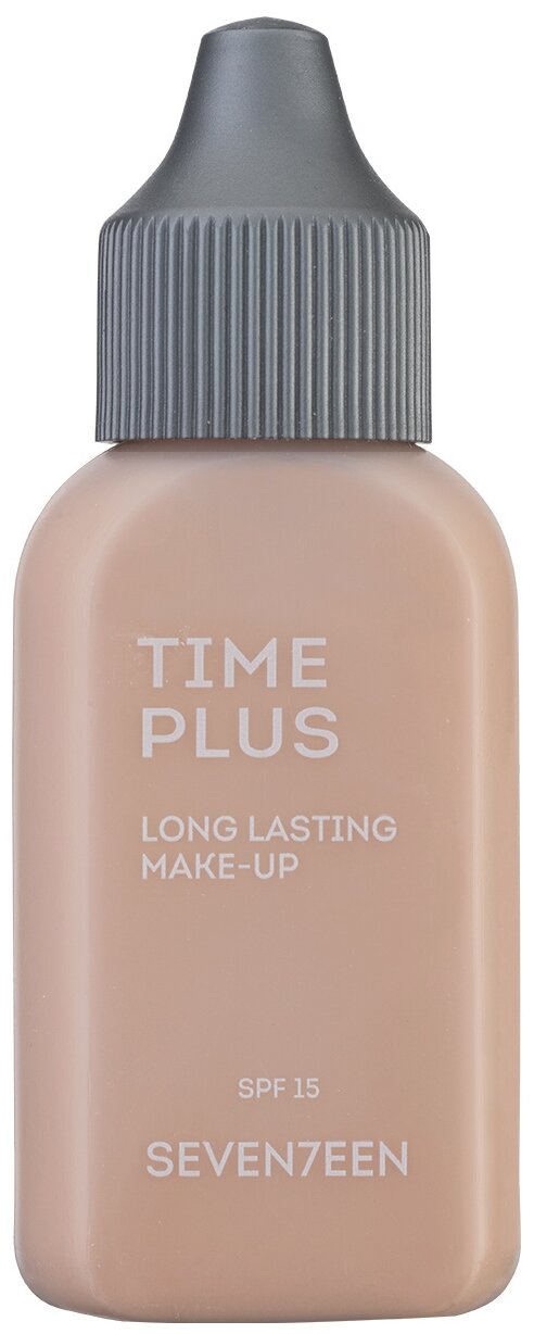 SEVEN7EEN Тональный крем длительного действия "TIME PLUS LONGLASTING MAKE UP" №3, натуральный бежевый