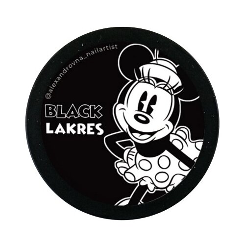 Гель-паста Lakres Mickey Mouse (Black) черная, 5 г