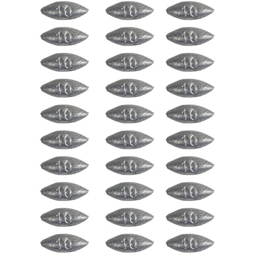 Грузило оливки скользящие 10 грамм 30 шт