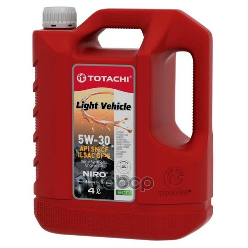 TOTACHI Масло Моторное Totachi Niro Lv Semi-Synthetic 5w-30 Полусинтетическое 4 Л