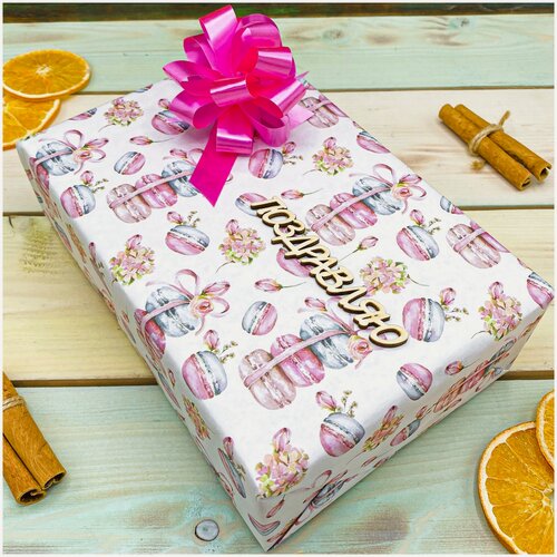 Изображение товара Подарок на любой праздник женщине, Набор чая и сладостей, Подарочный набор из 3-х видов чая "Сладкий подарок"