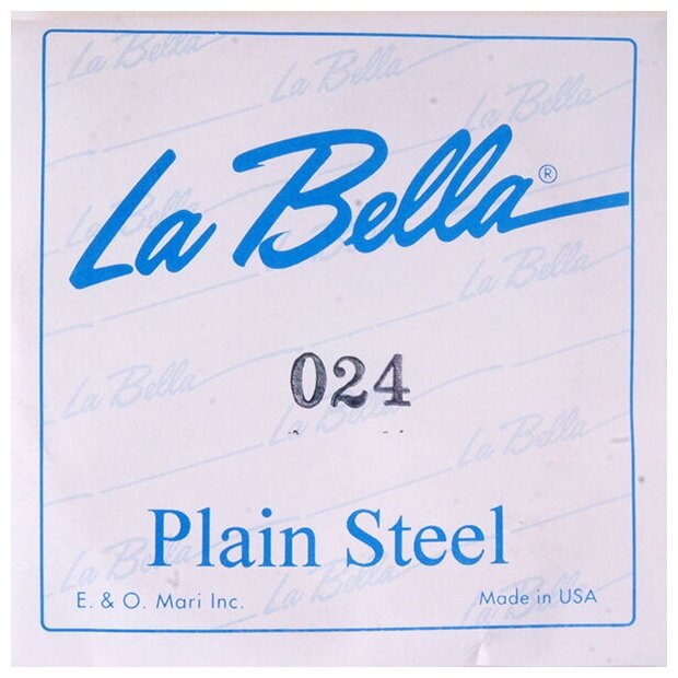 PS024 Отдельная стальная струна без оплетки, 024, La Bella