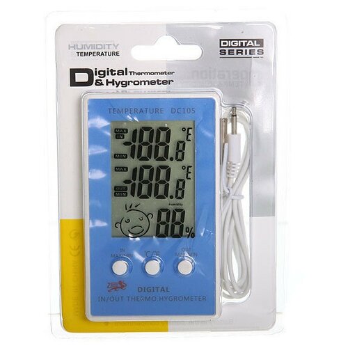 Термометр электронный наружный DC-105 -40 50 С 66700₽