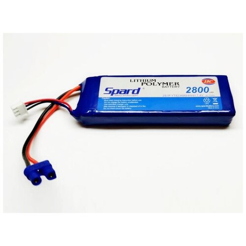 Аккумулятор Li-Po Spard 2800mAh, 7,4V, 15C, EC2 - YT823496HHHH