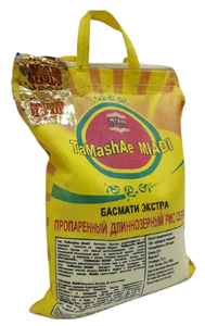 Рис TaMashae MIADI Басмати Extra Long Grain пропаренный длиннозерный, 2 кг