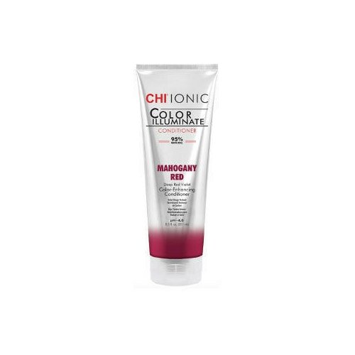 CHI Ionic Color Illuminate Conditioner Mahogany Red Оттеночный кондиционер для волос Красный махагон 251 мл chi оттеночный кондиционер для волос неоново розовый ionic color illuminate neon pink chicinp8 251 мл