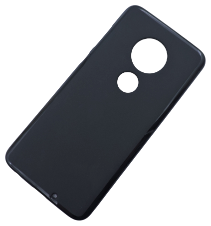 Чехол панель-накладка Чехол. ру для Motorola Moto G7 ультра-тонкая полимерная из мягкого качественного силикона черная