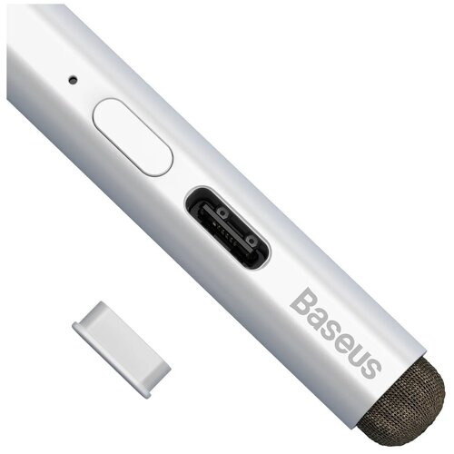 Стилус BASEUS Smooth Writing Capacitive Stylus (Active version), белый активный стилус для ipad базеус