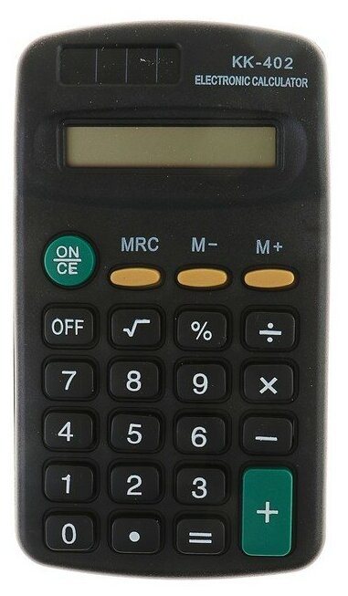 Калькулятор карманный 8 - разрядный KK - 402 работает от батарейки
