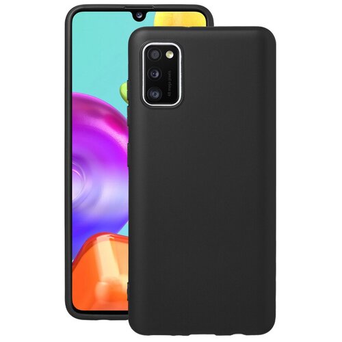 Накладка силикон Deppa Gel Color Case для Samsung Galaxy A41 A415 Black арт.87583