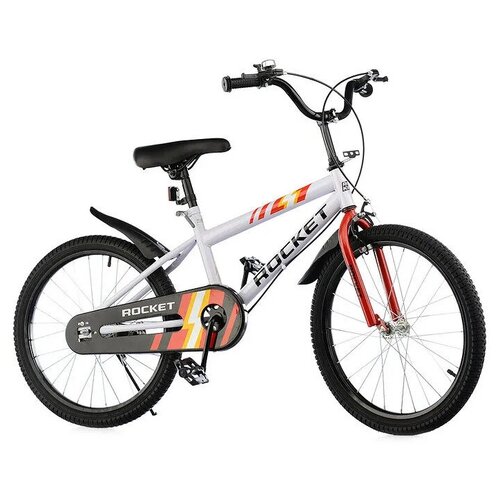 Велосипед детский Oubaoloon двухколесный D колес 20 дюймов бело-красный R0026 742000₽