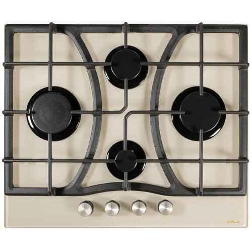 Встраиваемая варочная поверхность газовая Газ-контроль Электроподжиг Чугунные решетки Ширина 60 см il Monte BH-649G 2465000₽