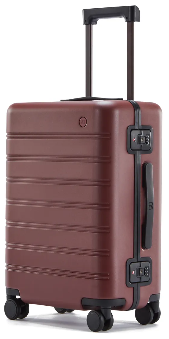 Чемодан NINETYGO Manhattan Frame Luggage 111904, 39 л, размер S, красный