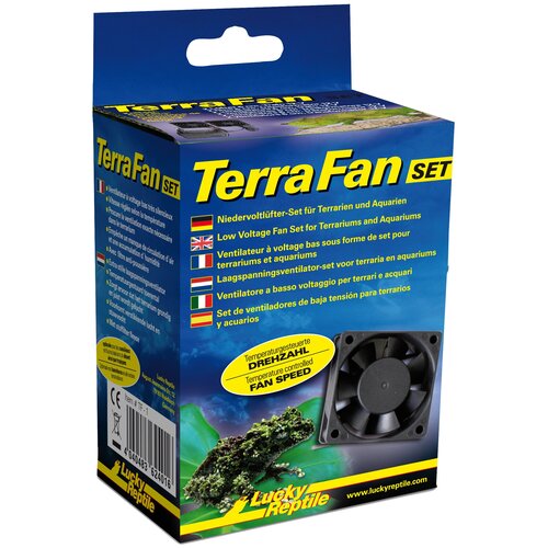 Комплект для циркуляции воздуха с регулировкой температуры LUCKY REPTILE Terra Fan Set (Германия)