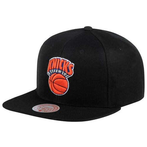 Бейсболка с прямым козырьком MITCHELL NESS 6HSSJS19079-NYKBLCK New York Knicks NBA, размер ONE