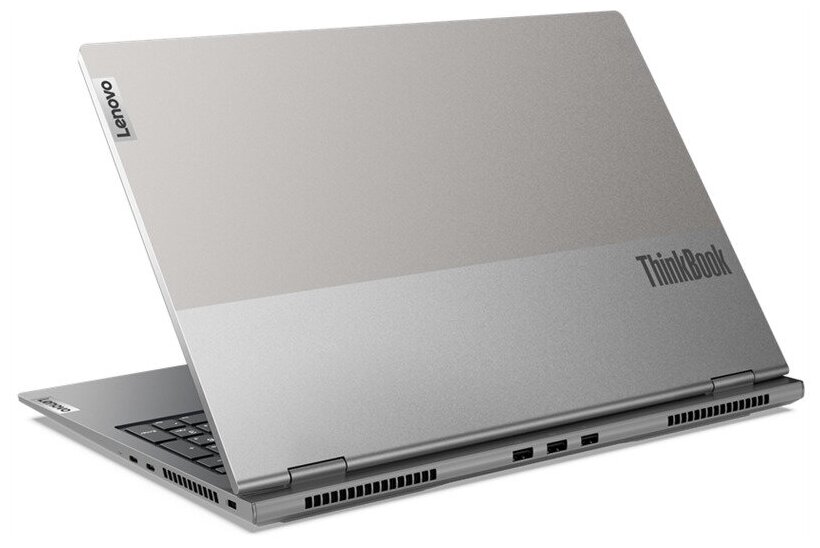 Ноутбук Lenovo ThinkBook 16p Gen 2 16 WQXGA IPSAMD Ryzen 5 5600H16GB512GB SSDGeForce RTX 3060 6GbWindows 11 ProRUSKBсерый 20YM002WRU