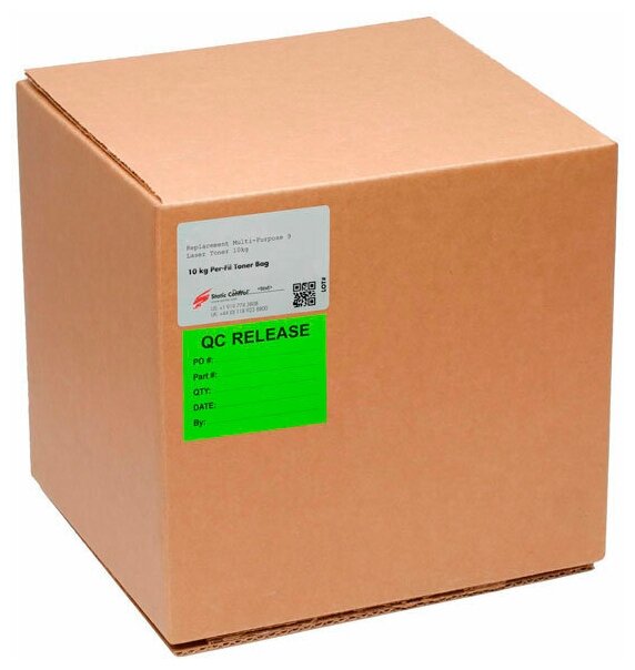 Тонер Static Control коробка 10 кг, черный (KYTKUNIV-10KG)