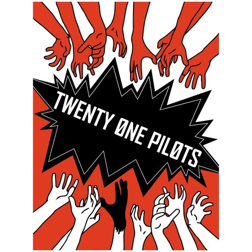 Картина по номерам на холсте twenty one pilots - 220 30X40