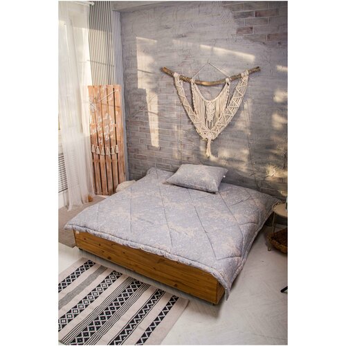 Одеяло утепленное лён евро (200х220) 