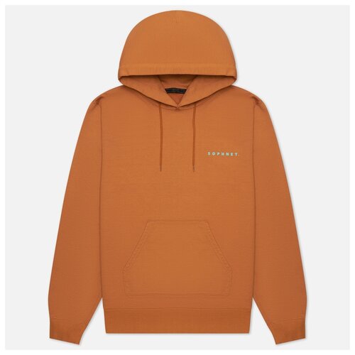 фото Мужская толстовка sophnet. pullover sweat hoodie коричневый , размер l