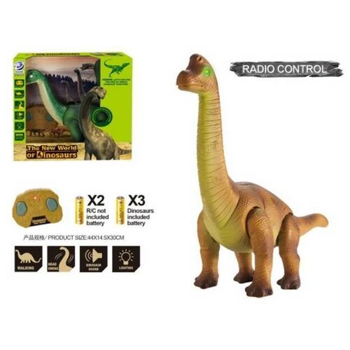 Игрушка интерактивная JUNFA Динозавр Бронтозавр на р у свет звук движение 9984 игрушка интерактивная junfa динозавр бронтозавр на р у свет звук движение