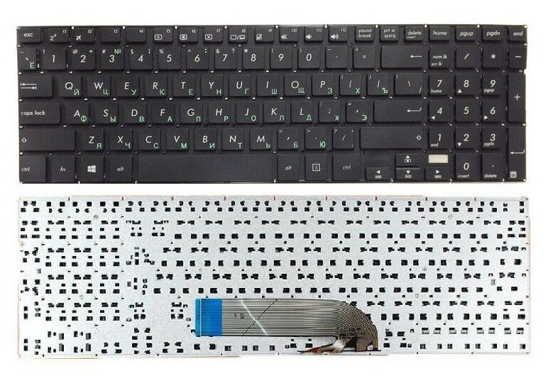 Клавиатура для Asus TP500L TP500LA TP500LN 0KNB0-612LUK00 9ZNANSW10U 1000₽
