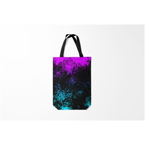 фото Сумка-шоппер / 31х42 см / популярные иллюстрации / текстуры брызги красок burnettie