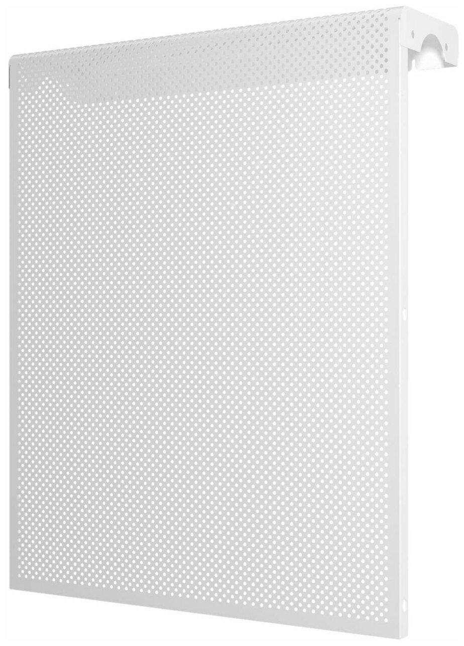 Экран для радиатора 6-ти секционный дмэр 590x610x140 перфорированный белый сталь