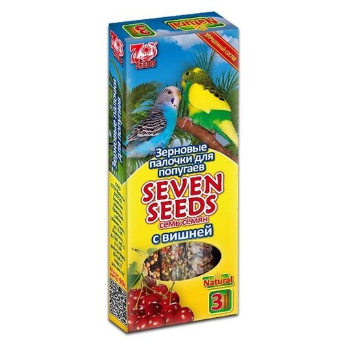 Палочки Seven Seeds для попугаев с вишней, 3 шт, 90 г