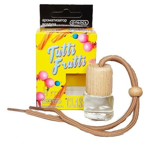 Ароматизатор воздуха для дома,офиса,автомобиля CONTACT CLASSIC с ароматом TUTTI FRUTTI 8 мл