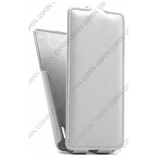 Кожаный чехол для LG Optimus G / E973 Armor Case (Белый)