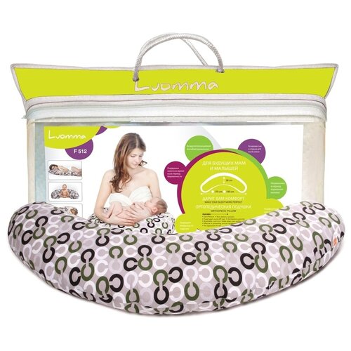 Подушка для беременных, кормящих мам и малышей, Lum F-512, размер: 190 х 38 см.
