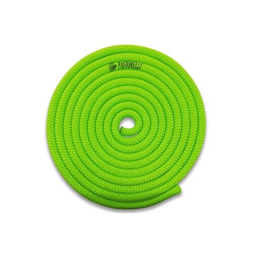 Гимнастическая скакалка PASTORELLI New Orleans FIG зеленый-лайм 300 см