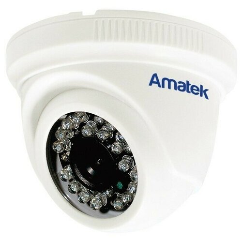 AC-HD202S 28 Amatek Купольная внутренняя MHD AHDCVICVBSTVI видеокамера объектив 28мм Ик 2Mp 271400₽